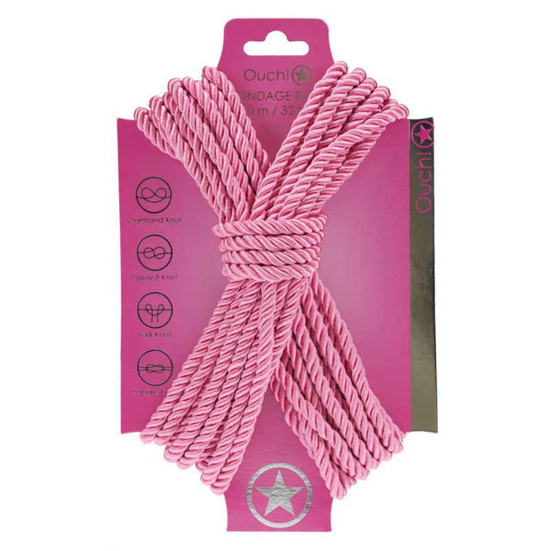 Ouch! Bondage Rope 10m - Pink