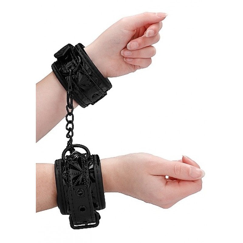 Ouch! Luxury Hand Cuffs - Black Ouch! Luxury Hand Cuffs - Black