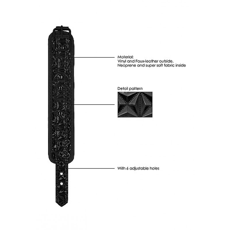 Ouch! Luxury Hand Cuffs - Black Ouch! Luxury Hand Cuffs - Black