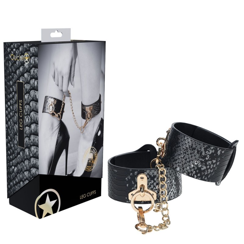 Ouch! Florence Black Collection - Leg Cuffs