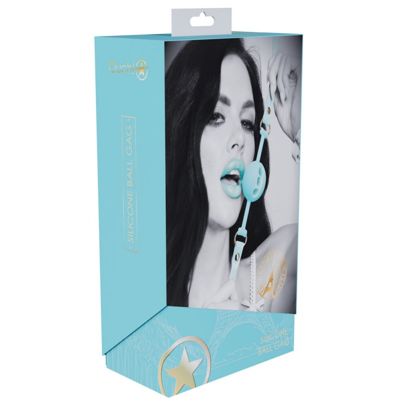 OUCH! Paris Baby Blue Collection - Ball Gag OUCH! Paris Baby Blue Collection - Ball Gag