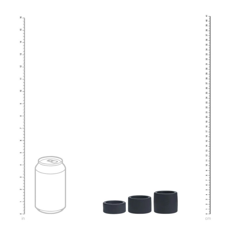 Levelz Liquid Silicone Ball Strap Set of 3 - Black Levelz Liquid Silicone Ball Strap Set of 3 - Black