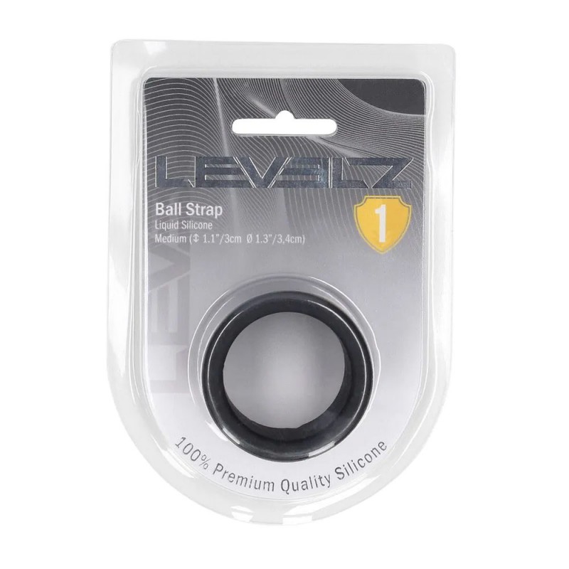 Levelz Liquid Silicone Ball Strap M - Black Levelz Liquid Silicone Ball Strap M - Black