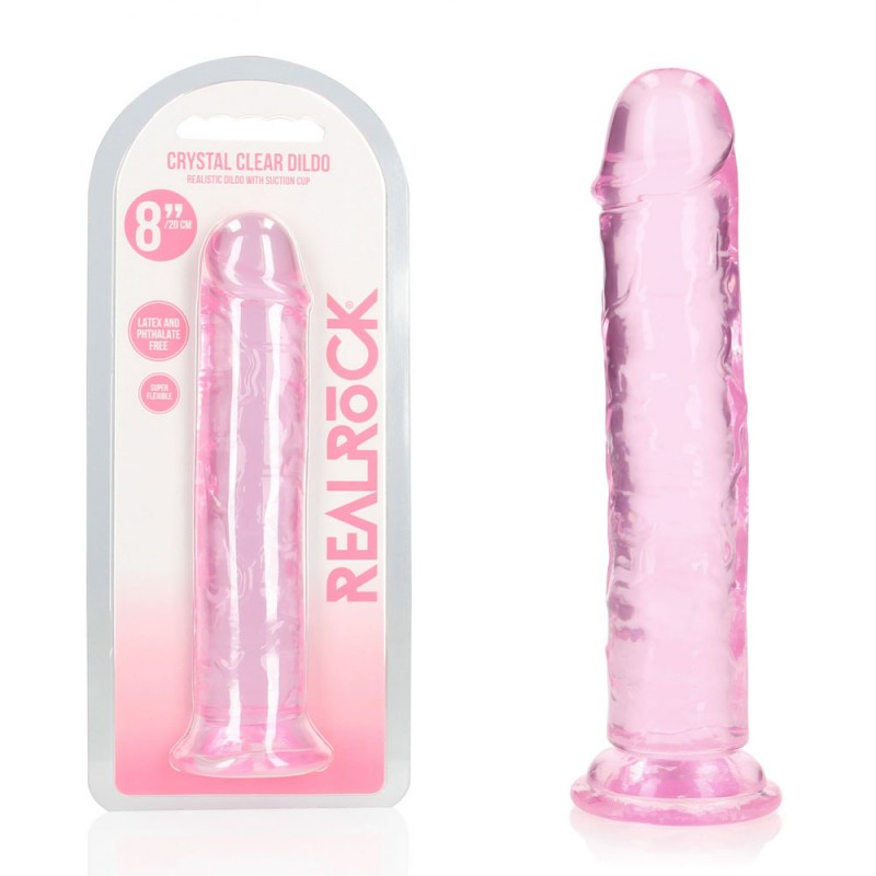 Realrock Straight 8'' Dildo - Pink