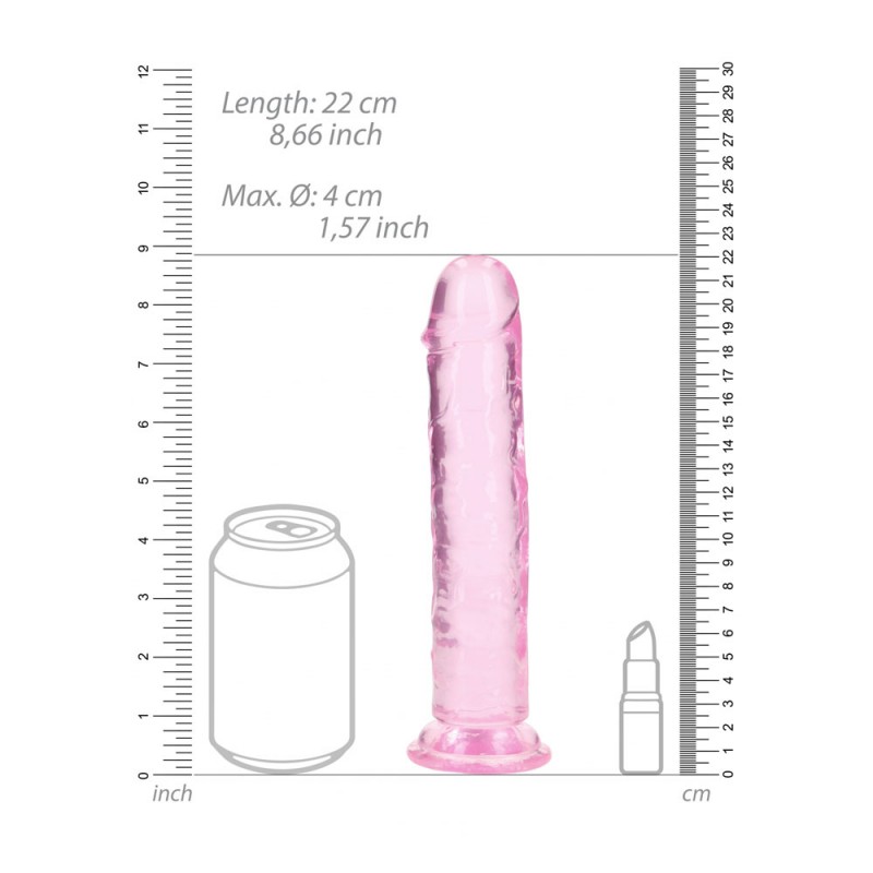Realrock Straight 8'' Dildo - Pink Realrock Straight 8'' Dildo - Pink