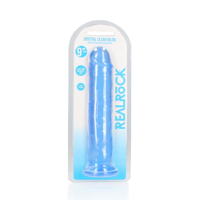 Realrock Straight 9'' Dildo - Blue Realrock Straight 9'' Dildo - Blue