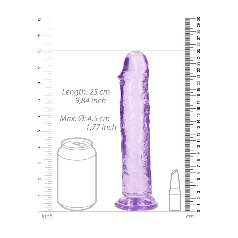 Realrock Straight 9'' Dildo - Purple Realrock Straight 9'' Dildo - Purple