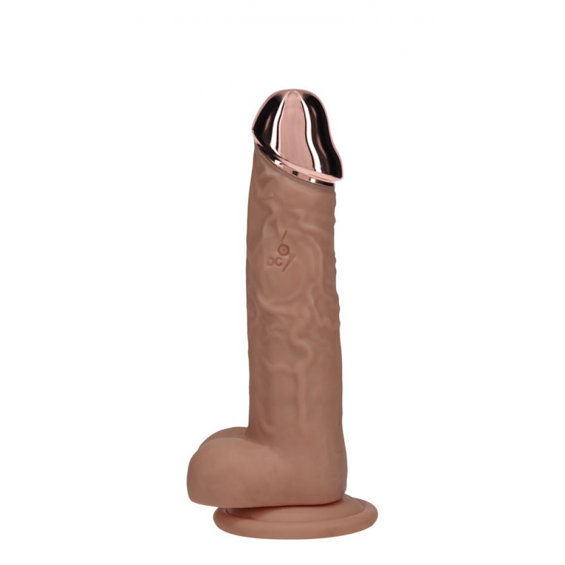 Realrock Metal Head 6'' Rechargeable Dildo - Tan Realrock Metal Head 6'' Rechargeable Dildo - Tan