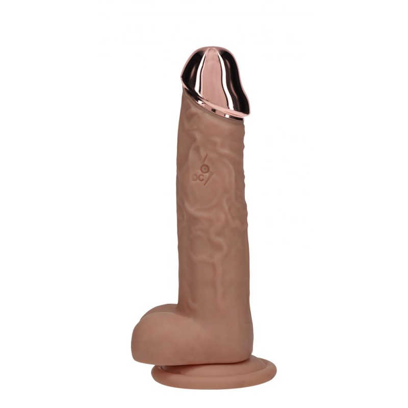 Realrock Metal Head 7'' Rechargeable Dildo - Tan Realrock Metal Head 7'' Rechargeable Dildo - Tan