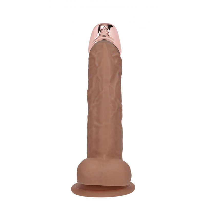 Realrock Metal Head 7'' Rechargeable Dildo - Tan Realrock Metal Head 7'' Rechargeable Dildo - Tan
