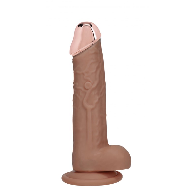 Realrock Metal Head 7'' Rechargeable Dildo - Tan Realrock Metal Head 7'' Rechargeable Dildo - Tan