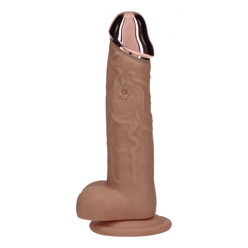 Realrock Metal Head 8'' Rechargeable Dildo - Tan Realrock Metal Head 8'' Rechargeable Dildo - Tan