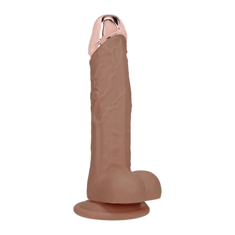 Realrock Metal Head 8'' Rechargeable Dildo - Tan Realrock Metal Head 8'' Rechargeable Dildo - Tan