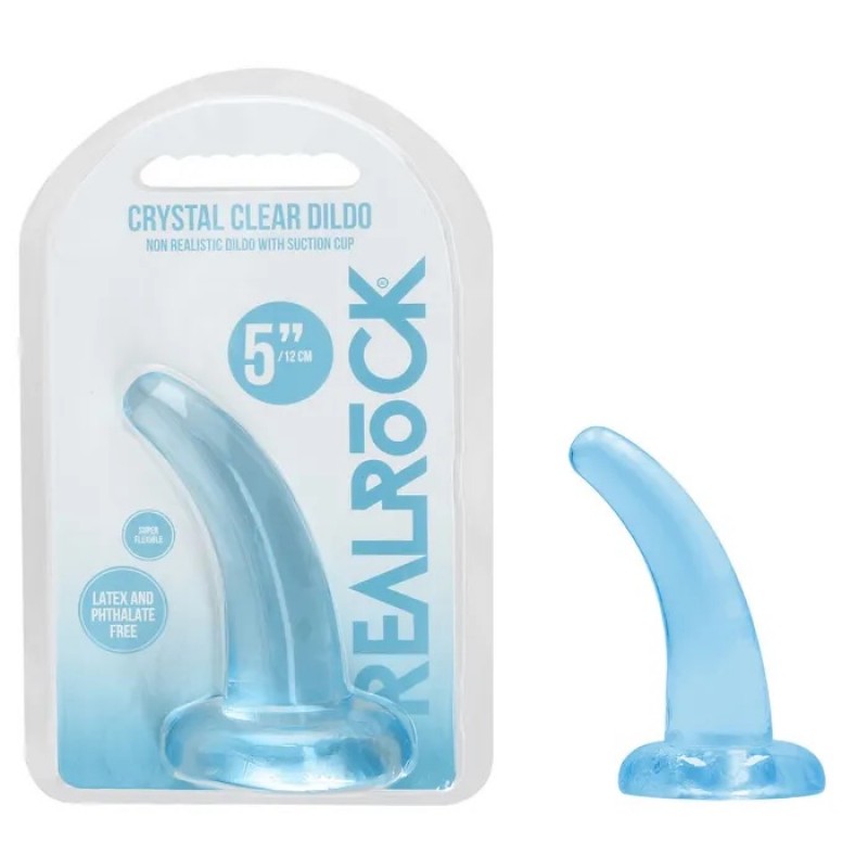 Realrock Non Realistic 4.5'' Dildo with Suction Cup - Blue