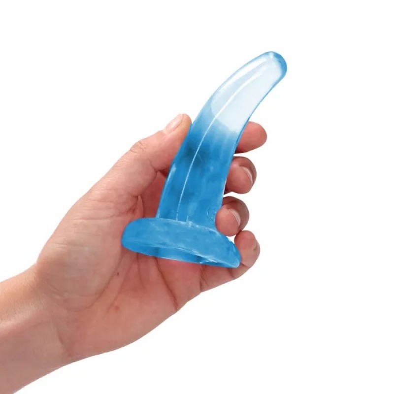 Realrock Non Realistic 4.5'' Dildo with Suction Cup - Blue Realrock Non Realistic 4.5'' Dildo with Suction Cup - Blue