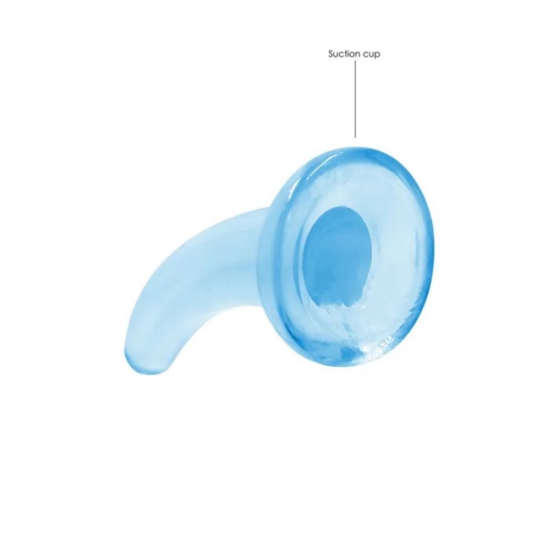 Realrock Non Realistic 4.5'' Dildo with Suction Cup - Blue Realrock Non Realistic 4.5'' Dildo with Suction Cup - Blue