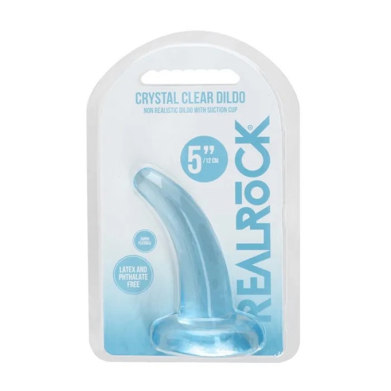 Realrock Non Realistic 4.5'' Dildo with Suction Cup - Blue Realrock Non Realistic 4.5'' Dildo with Suction Cup - Blue