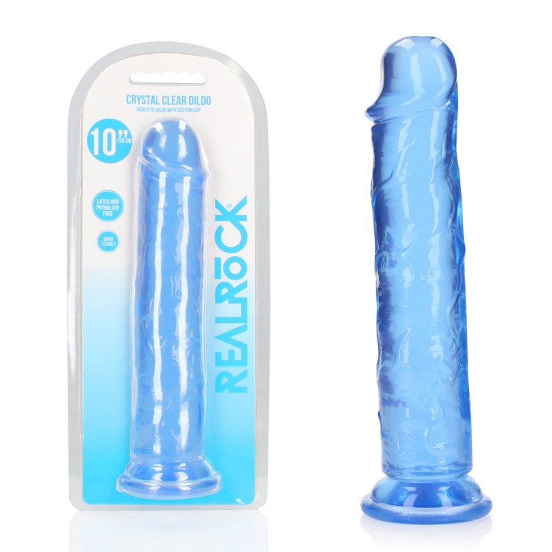 RealRock Straight 28 cm Dildo - Blue