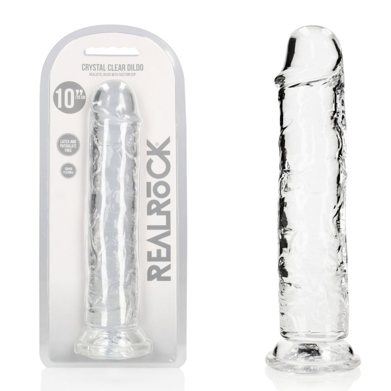 RealRock Straight 28 cm Dildo - Clear