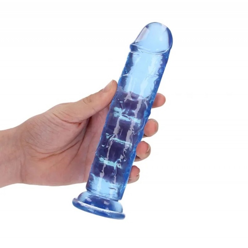 Realrock Straight 7'' Dildo - Blue Realrock Straight 7'' Dildo - Blue