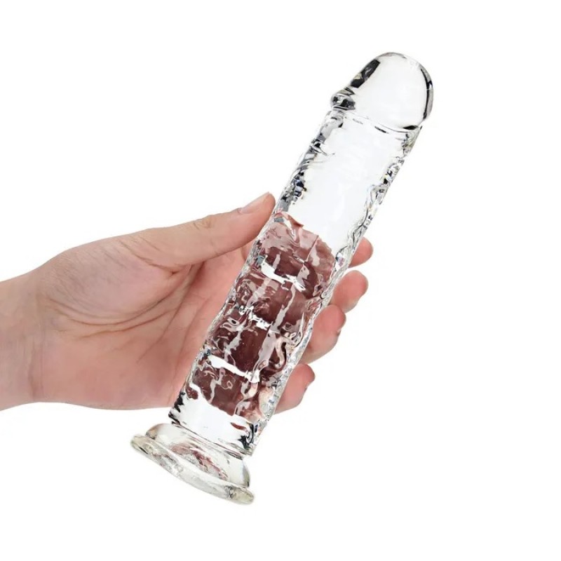 Realrock Straight 8'' Dildo - Transparent Realrock Straight 8'' Dildo - Transparent
