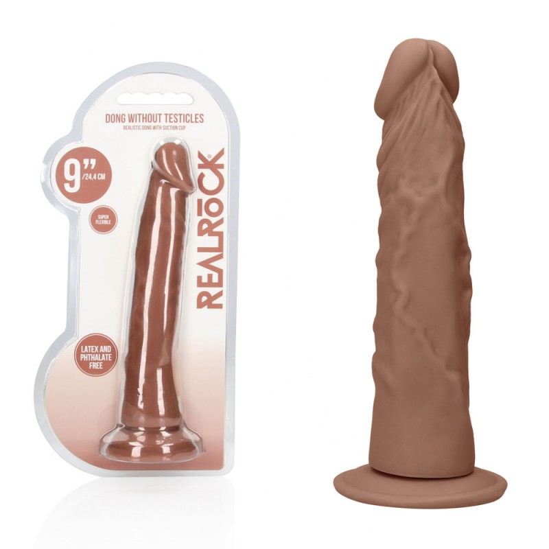 RealRock 9'' Realistic Dildo - Tan