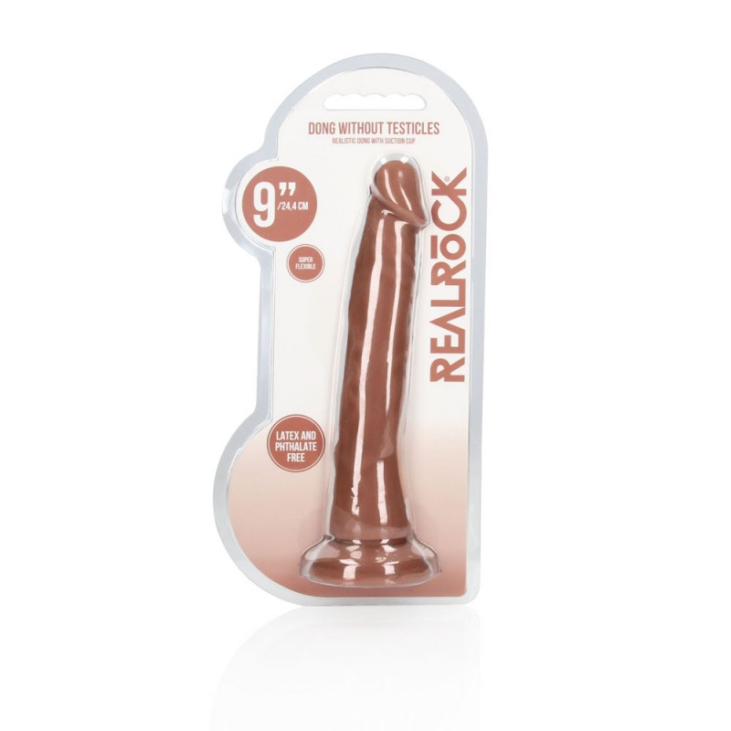 RealRock 9'' Realistic Dildo - Tan RealRock 9'' Realistic Dildo - Tan