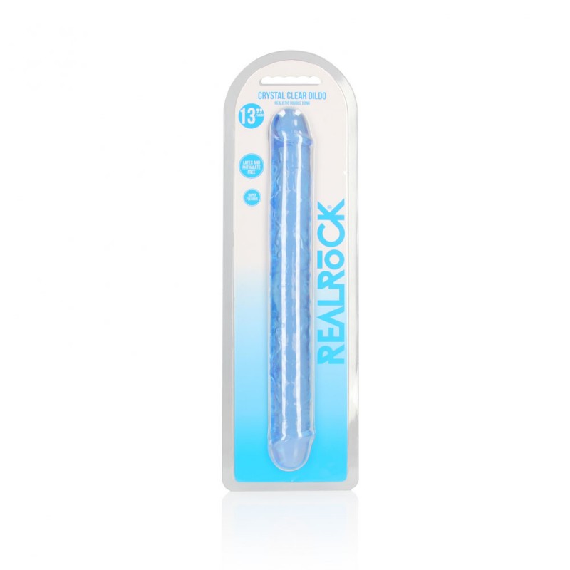 RealRock Double Ended 13-inch Dildo - Blue RealRock Double Ended 13-inch Dildo - Blue