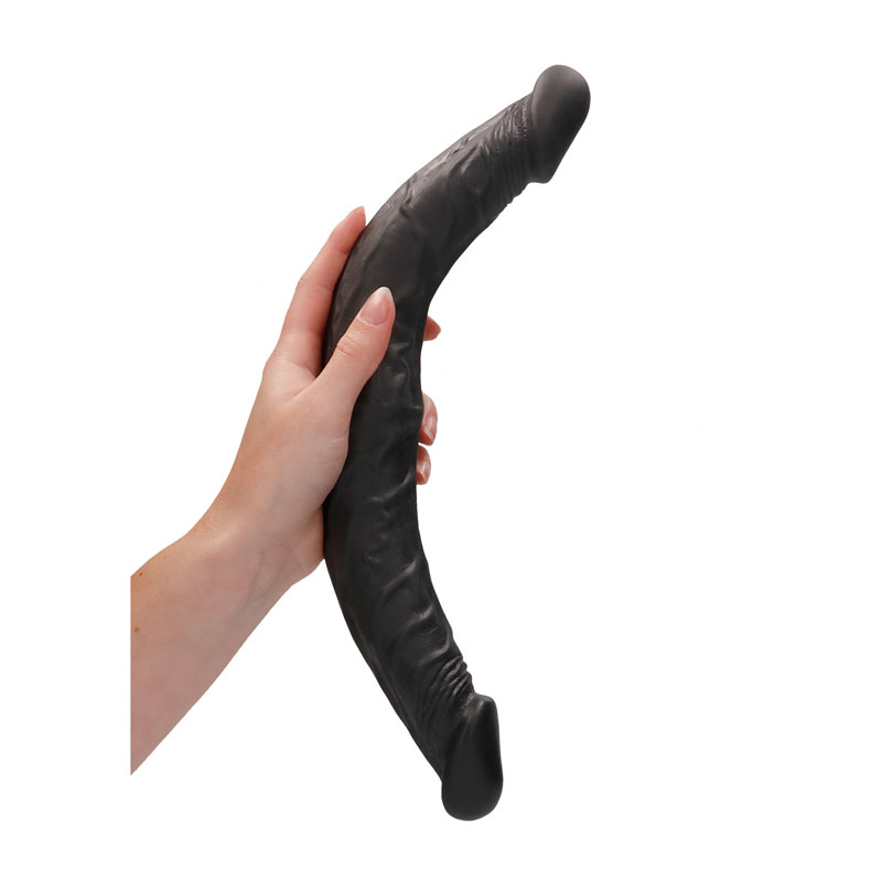 RealRock 14'' Double Dildo - Black RealRock 14'' Double Dildo - Black
