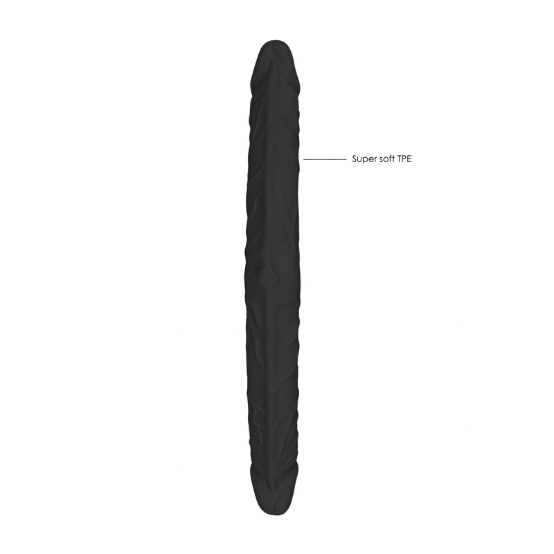 RealRock 14'' Double Dildo - Black RealRock 14'' Double Dildo - Black