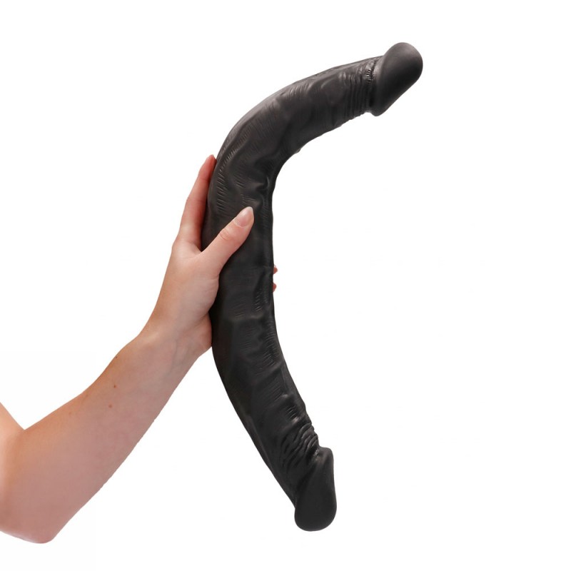 RealRock 18'' Double Dildo - Black RealRock 18'' Double Dildo - Black
