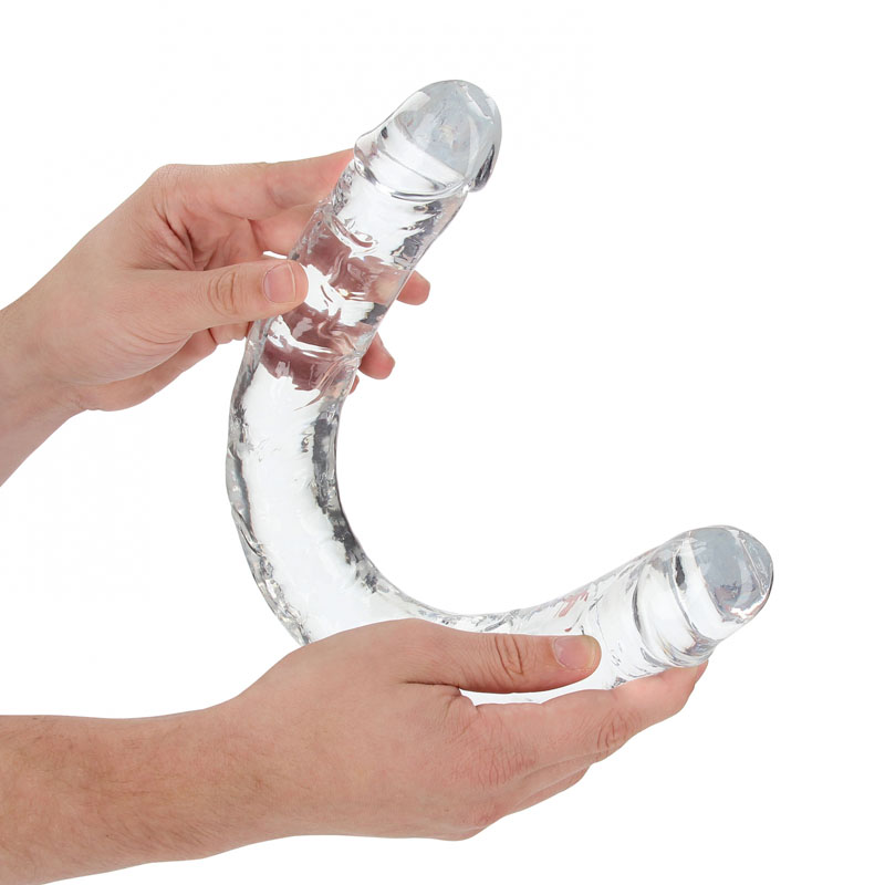 RealRock Double Ended 18-inch Dildo - Clear RealRock Double Ended 18-inch Dildo - Clear