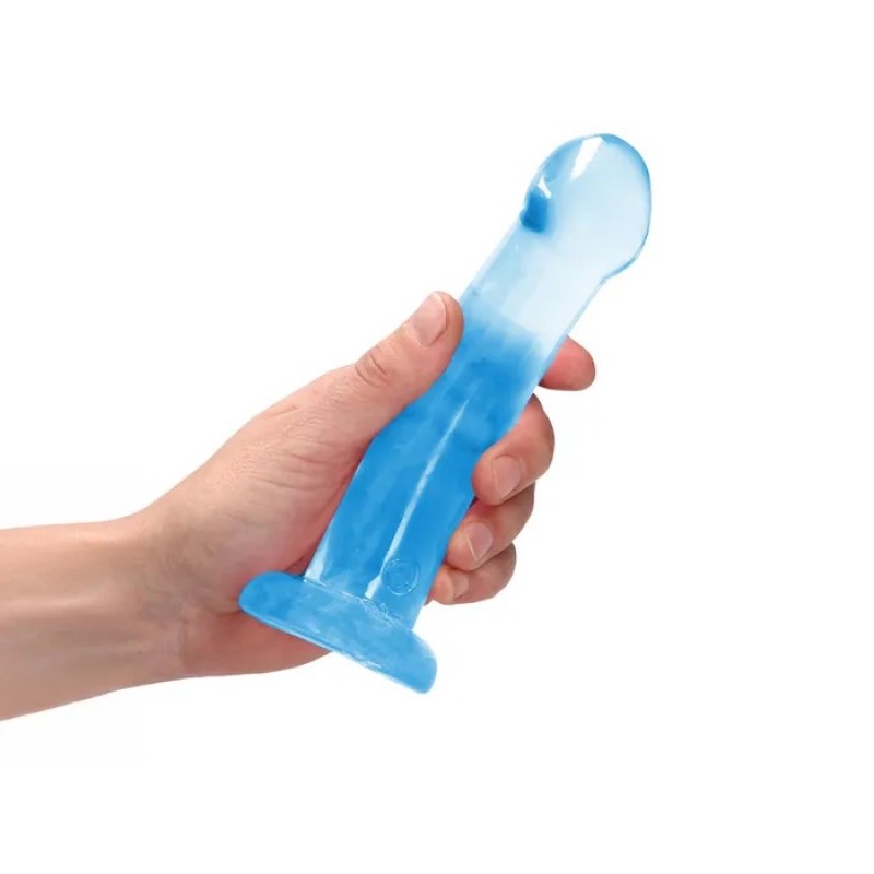 Realrock Non Realistic 7'' Dildo with Suction Cup - Blue Realrock Non Realistic 7'' Dildo with Suction Cup - Blue