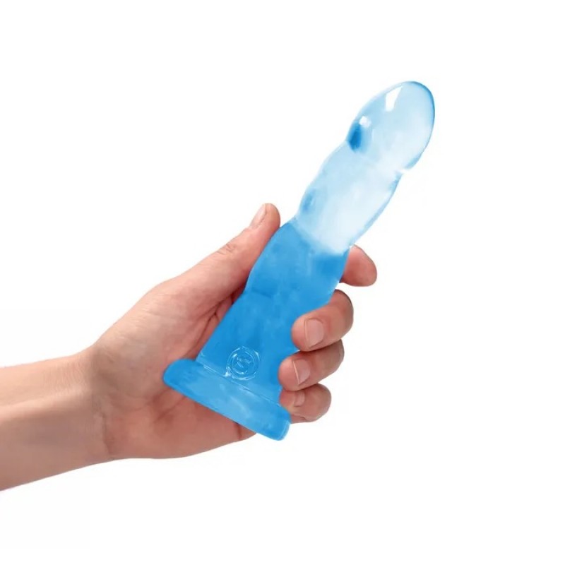 RealRock 7'' Dildo with Suction Cup - Blue RealRock 7'' Dildo with Suction Cup - Blue