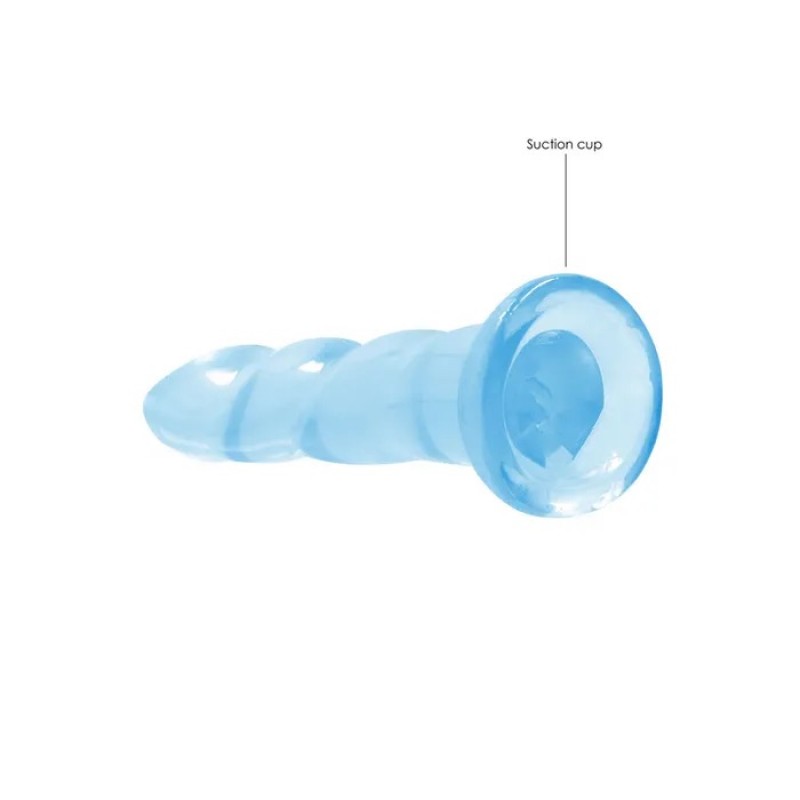 RealRock 7'' Dildo with Suction Cup - Blue RealRock 7'' Dildo with Suction Cup - Blue