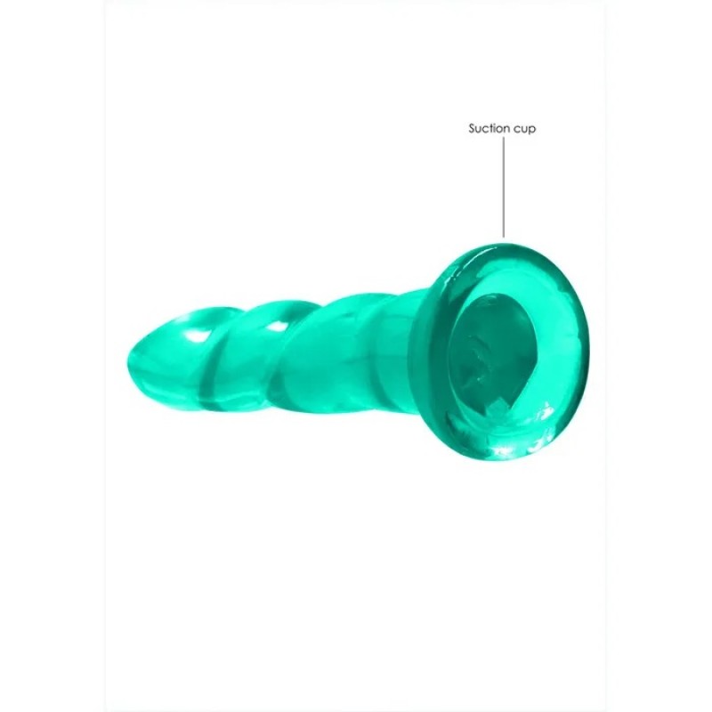 RealRock 7'' Dildo with Suction Cup - Turquoise RealRock 7'' Dildo with Suction Cup - Turquoise
