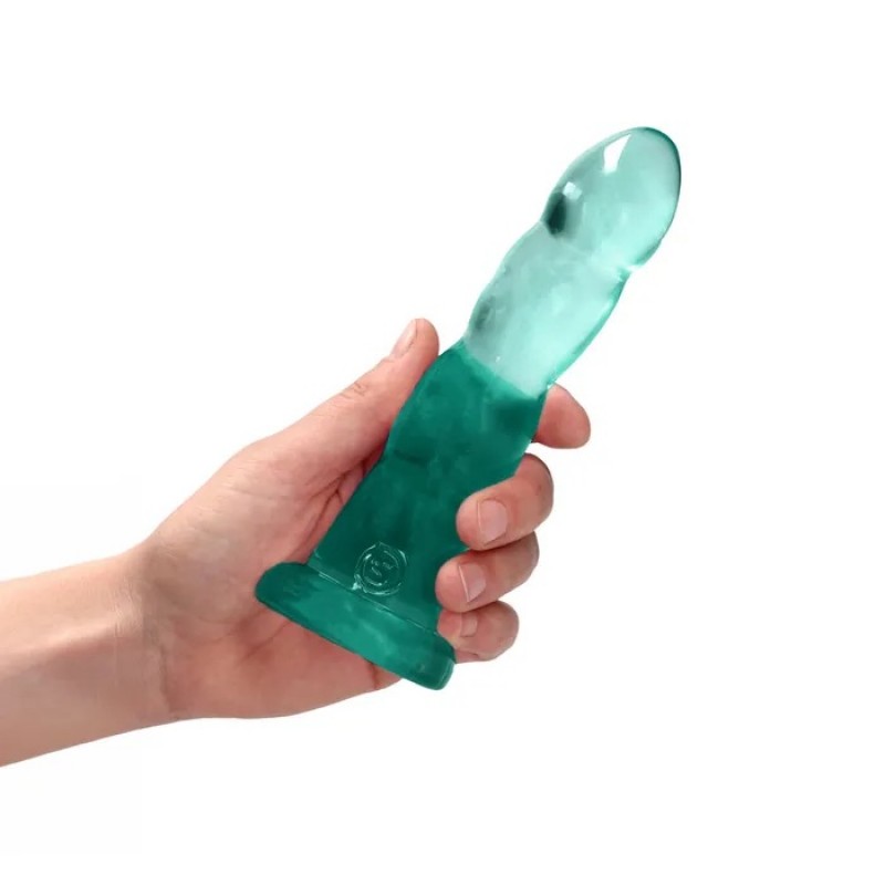 RealRock 7'' Dildo with Suction Cup - Turquoise RealRock 7'' Dildo with Suction Cup - Turquoise