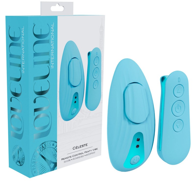 Loveline Celeste Panty Vibrator - Blue