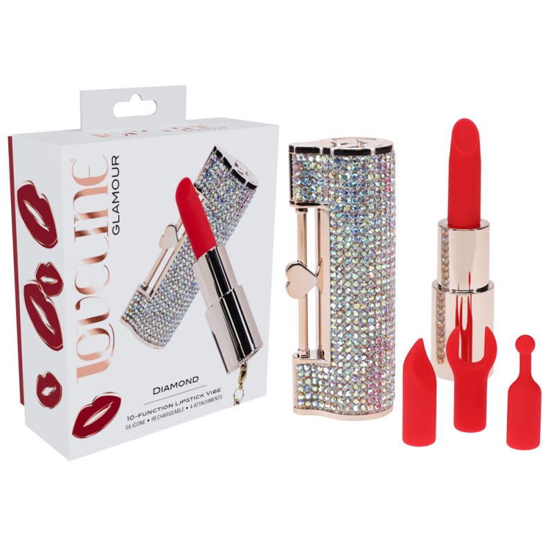 Loveline Lipstick Vibrator - Diamond