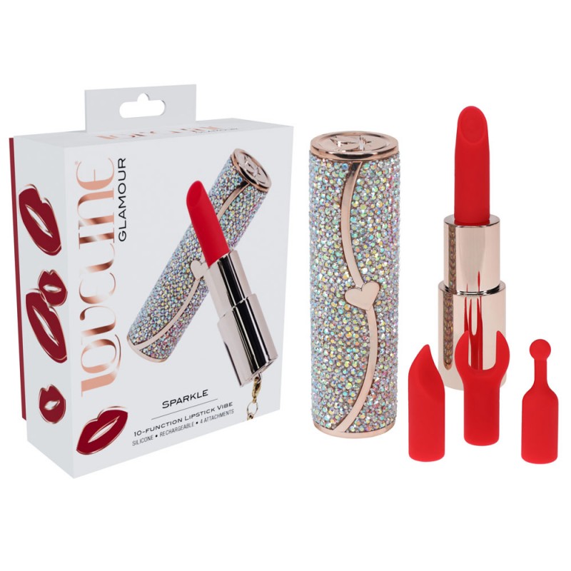 Loveline Lipstick Vibrator - Sparkle