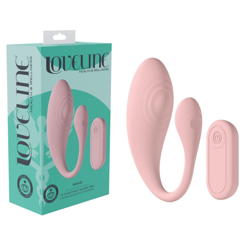 Loveline Wave C-Shape Vibe - Pink