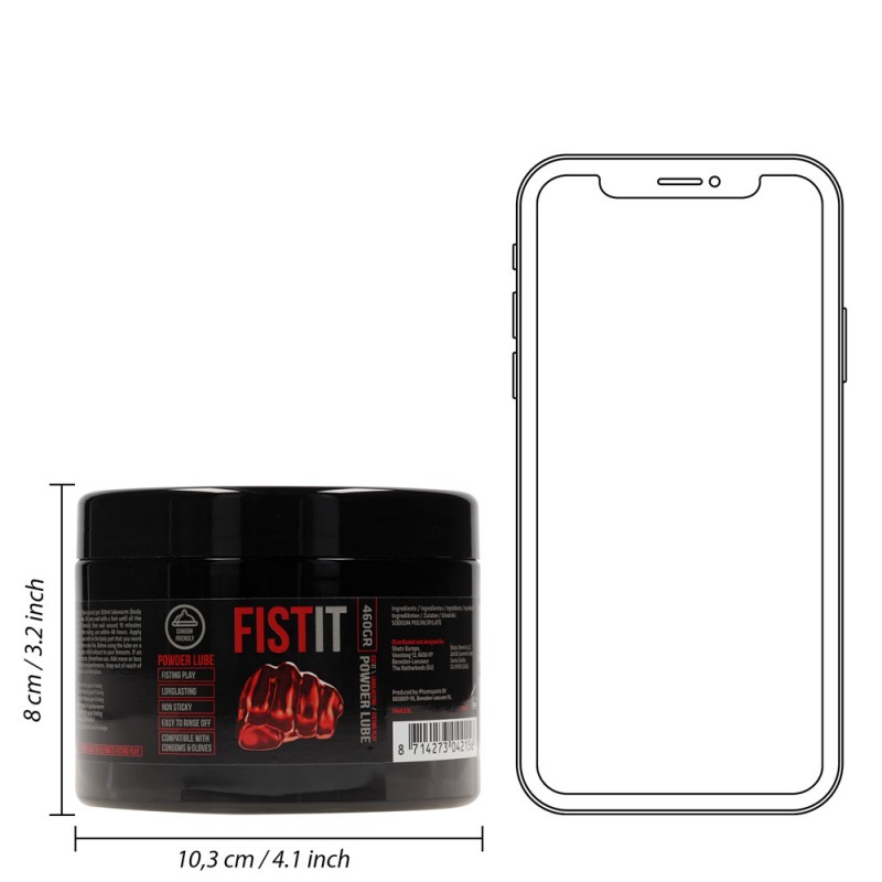 Pharmquests Fist-It Powder Lube - 460 gram Pharmquests Fist-It Powder Lube - 460 gram