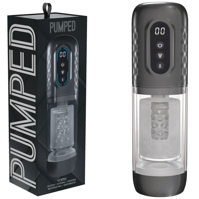 Pumped Virtuo Auto Masturbator - Gunmetal
