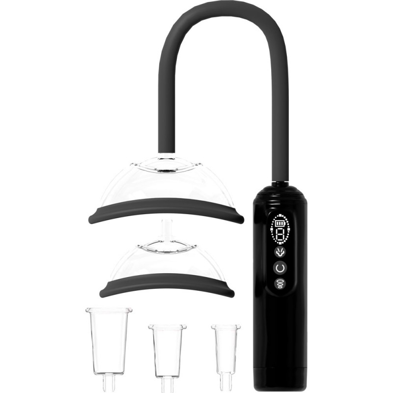 Pumped Vulva, Breast & Nipple Pump - Black Pumped Vulva, Breast & Nipple Pump - Black