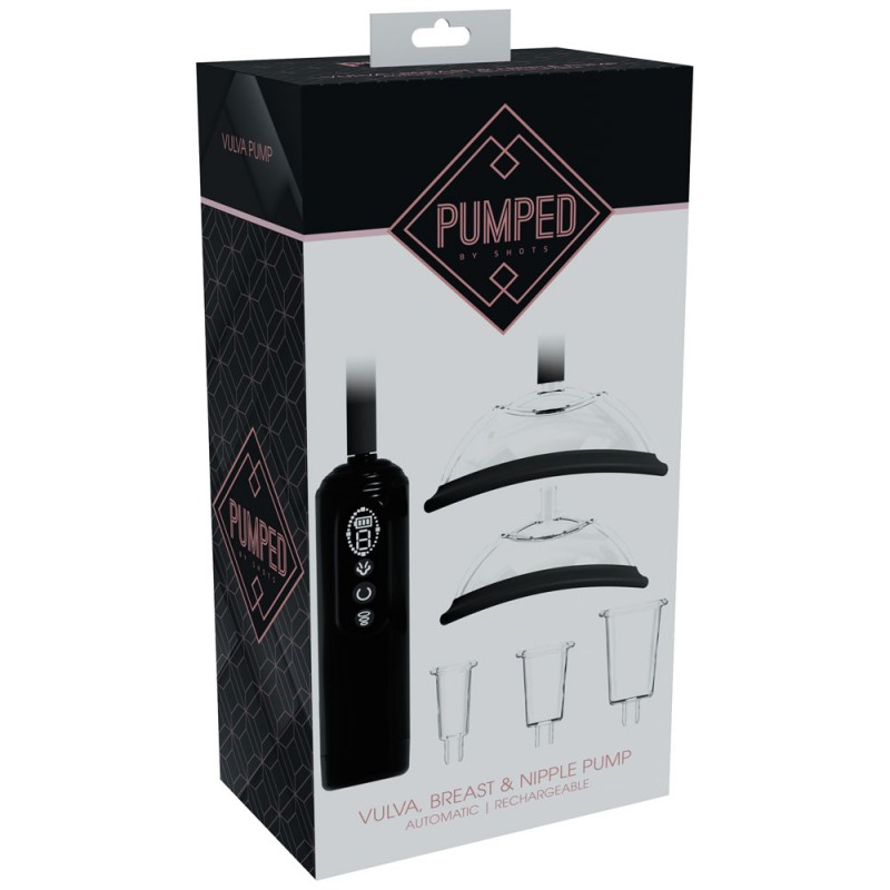 Pumped Vulva, Breast & Nipple Pump - Black Pumped Vulva, Breast & Nipple Pump - Black
