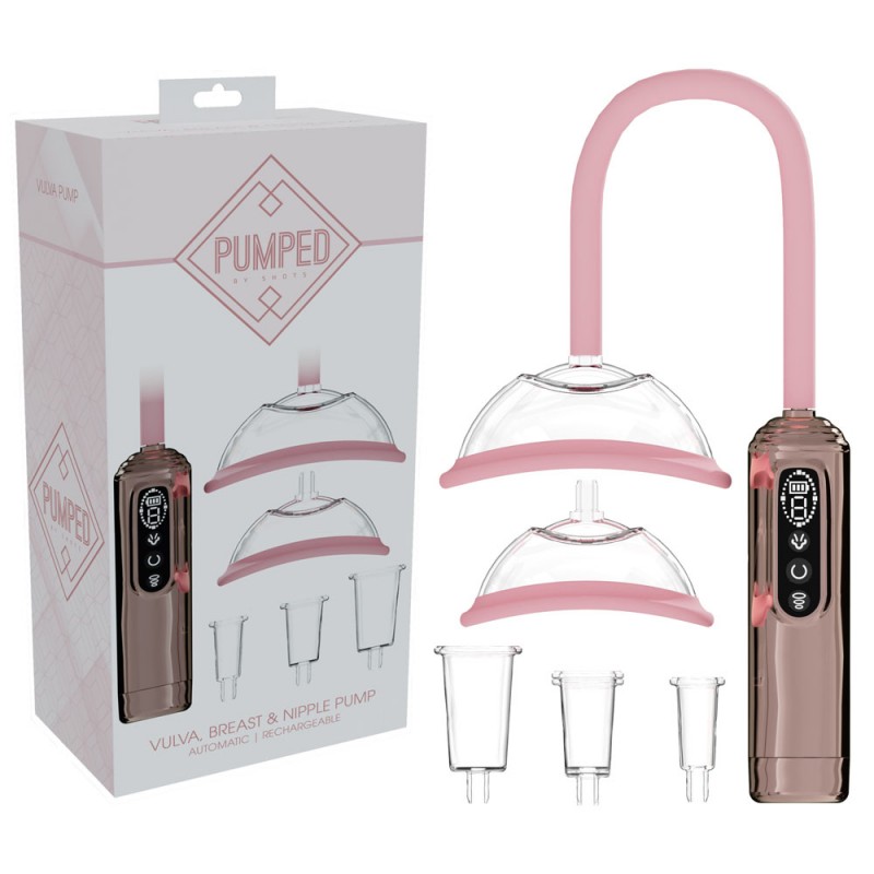Pumped Vulva, Breast & Nipple Pump - Rose Gold