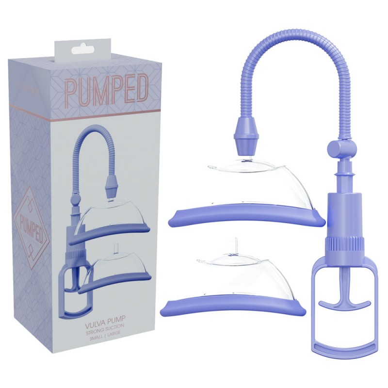 Pumped Vulva Pump with 2 Cups - Lavender