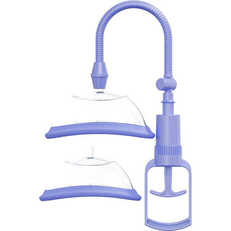 Pumped Vulva Pump with 2 Cups - Lavender Pumped Vulva Pump with 2 Cups - Lavender