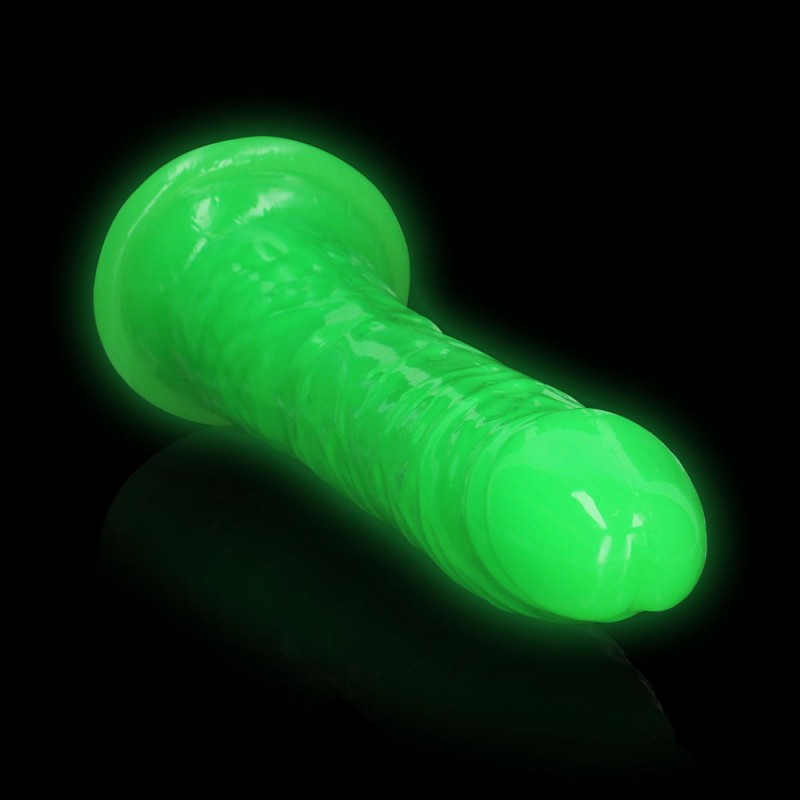 Realrock Slim Glow in the Dark 11'' Dong - Neon Green Realrock Slim Glow in the Dark 11'' Dong - Neon Green
