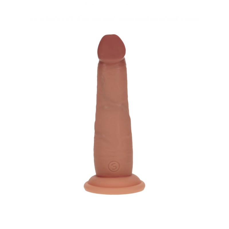 RealRock Dual Density 6'' Sliding Skin Silicone Dildo - Tan RealRock Dual Density 6'' Sliding Skin Silicone Dildo - Tan